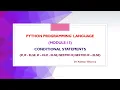 Python Prog Lang Mod - 15 Conditional Stat If If