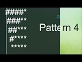 pattern in java using BlueJ Easy Method With code