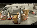 “POV Courier Shift – Waiting in Line, Loading the Depot, Scanning Every Package 🚚📦”