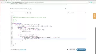 Fu LeetCode 10 Regular Expression Matching