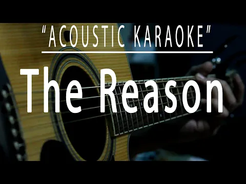 Download MP3 The reason - Hoobastank (Acoustic karaoke)