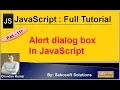 alert dialog box in JavaScript JavaScript Full Tutorial in Hindi