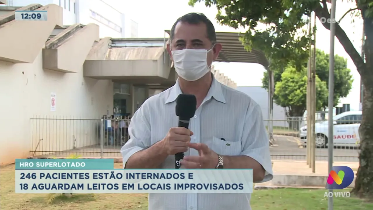 Covid-19: Chapecó tem 954 casos ativos, 85 mortes, 81 internados e HRO superlotado
