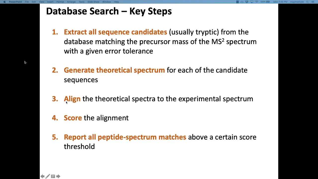 NEU19 P2 Day 1 pm 01 30 Kohlbacher Database search