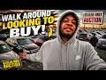 Walking the Dealer Auction Looking for CHEAP Cars