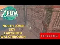 North Lomei Sky Labyrinth All 4 Terminals Walkthrough Chests Zelda Tears of the Kingdom