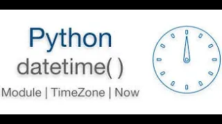 Datetime module Date and Times How to work with date and time Strftime method Python tutorial