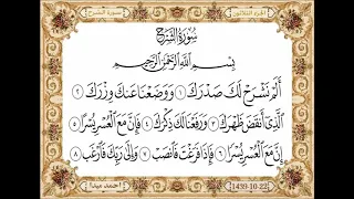 سورة الشرح بصوت الشيخ حسن صالح 094  سورة الشرح بصوت الشيخ حسن صالح 094