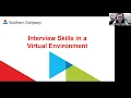 Interviewing Best Practices for virtual interviews with Southern Company