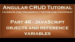 Javascript objects and reference variables