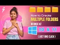 How to Create Multiple Folders And Subfolders Using Notepad Windows 10 11 Digital 2 Design
