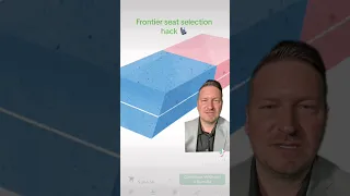 Frontier Airlines seat hack save money