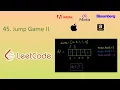 Jump Game II Dynamic Programming Python LeetCode 45 Top Interview 150