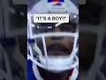 Greatest gender reveal ever Well done Buffalo Bills WR Isaiah McKenzie on national television