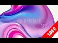 Pastel Metallic Melt Flow | HD Abstract Stock Video