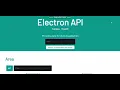Electron API Express Node HTML5 CSS ft Carbon