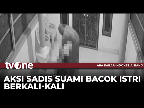 Tidak Terima Dimarahi, Pria Bacok Istri di Leher & Kepala