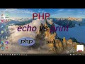 PHP Tutorials part 3 echo vs print