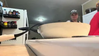 Cooking with my stepmom