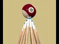 3D Billiards Balance animation I made with Cinema 4D