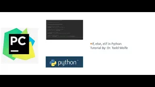 Python Tutorial 3 How to create if else else if elif statements