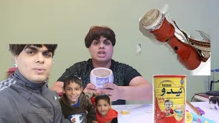 صنعت درنكه شوف شلون اشتغل الردح من قوطيه حليب شاب عراقي عبقري يصنع خشبه دندنها