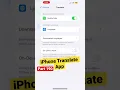 Download Lagu iPhone Translate App settings change today || part 190 || #shortvideo #iphone #ytshorts #technology