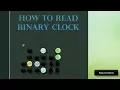 How to Read Binary Clock