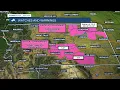 Q2 Billings Area Weather Rain snow wind and colder temperatures