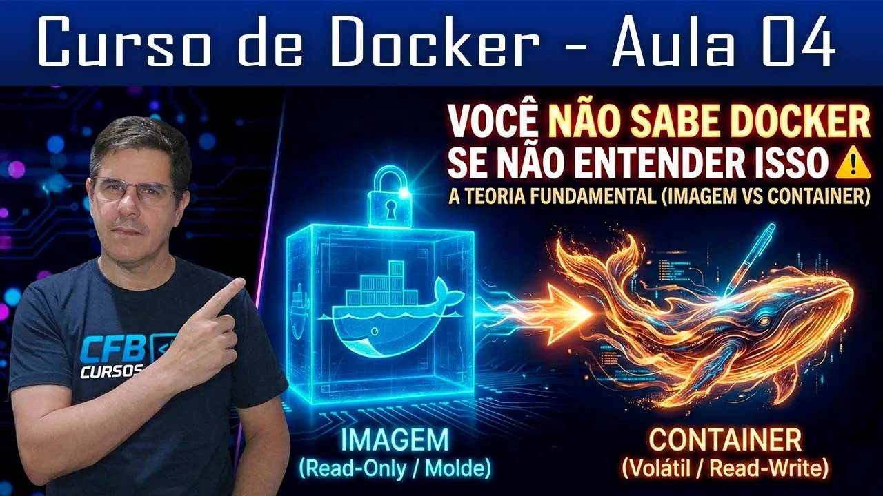 Você NÃO sabe Docker se não entender isso: A Teoria Fundamental (Imagem vs Container) - Aula #04
