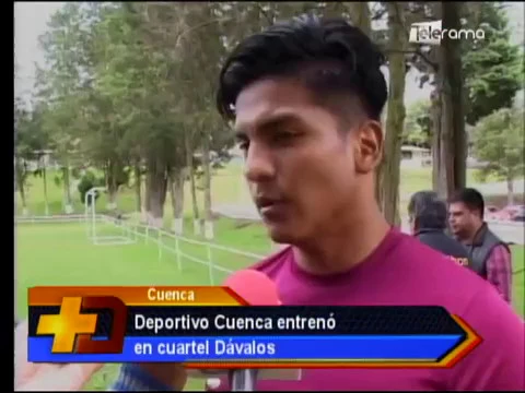 Deportivo Cuenca entrenó en cuartel Dávalos