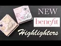 Benefit NEW Cookie Tickle Highighters Swatches Application Review