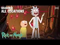 All Locations from Season 8 Rick and Morty adult swim