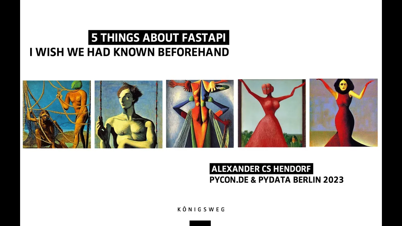 Image from 5 Things about fastAPI I wish we had known beforehand