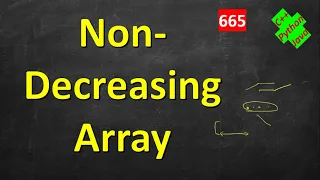 Non-decreasing Array LeetCode 665 C Java Python