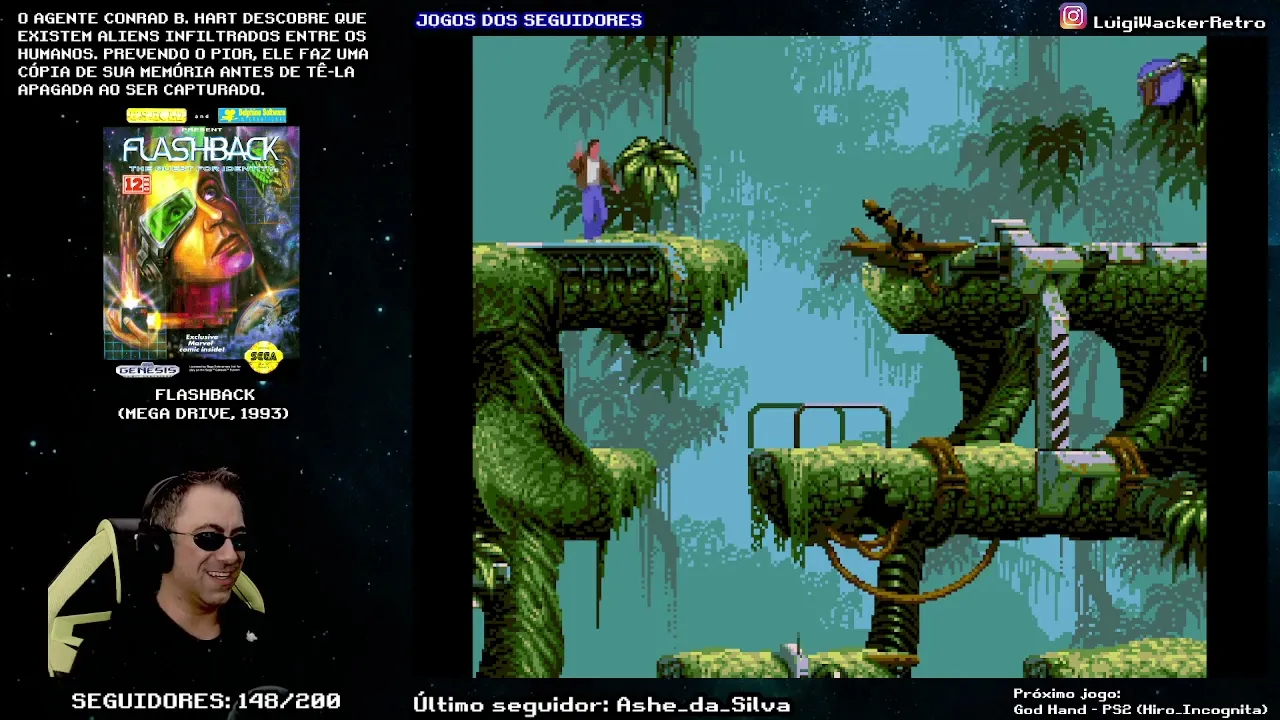 Flashback (Mega Drive) - 1° Dia (Jogos dos Seguidores)