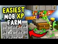 EASIEST MOB XP Farm Minecraft Bedrock Java 1 1
