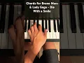 Download Lagu Chords for Bruno Mars \u0026 Lady Gaga - Die With a Smile #piano #brunomars #ladygaga