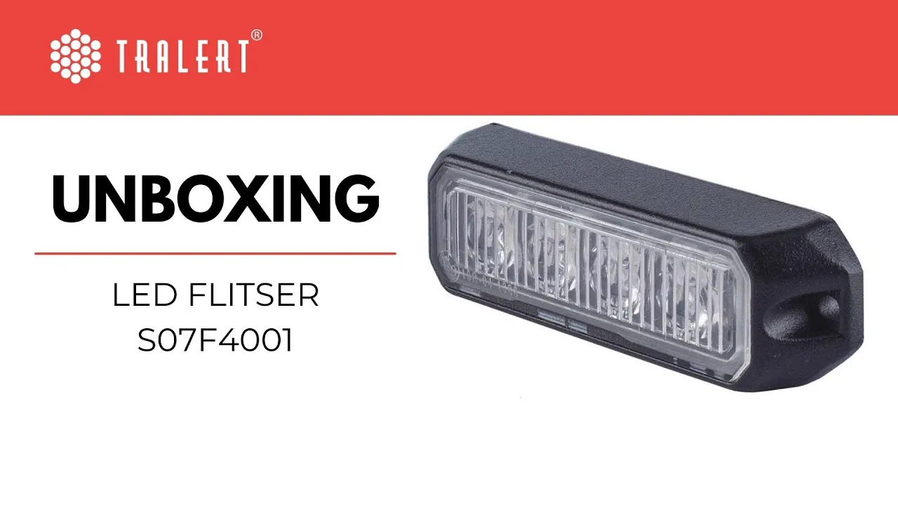 Video: LED flitser 4 LED | amber | 12-24v | S07F4001.1