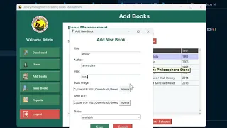 Books Admin - Library System Python Tkinter SQLITE