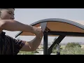 Swing Canopy Removal Installation for Curved Roof Bars