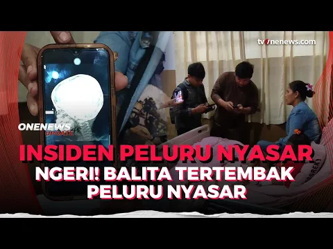 Tragis! Balita Tertembak Peluru di Pelipis Mata Saat Tawuran Antar Kampung di Medan