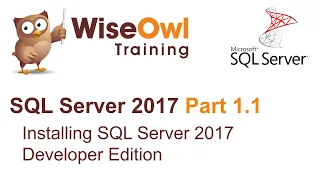 SQL Server 2017 Part 1 1 - Installing SQL Server 2017 Developer Edition