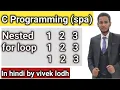 2 7 sqaure pattern in c using nested for loop in hindi spa