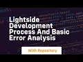 Lightside development process and basic error analysis
