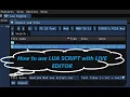 EAFC25 - How to use LUA SCRIPT with LIVE EDITOR