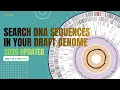 How to Search DNA Sequences in Your Draft Genome Using BLAST