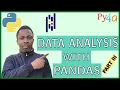 039 - Exploratory Data Analysis EDA with Pandas Part III