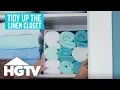Easy Does It How to Organize Your Linen Closet HGTV