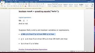 CPSC 220 - Boolean Expression Intro Part 1
